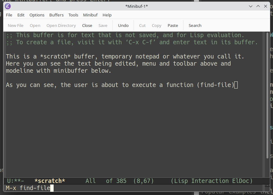 M-x find-file