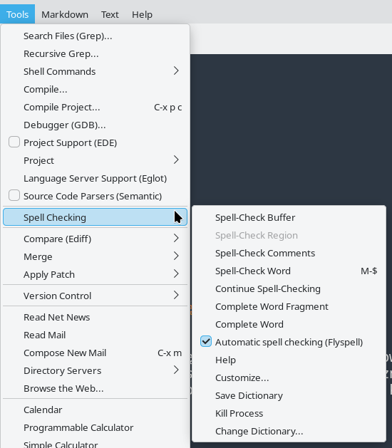 Spell Checking